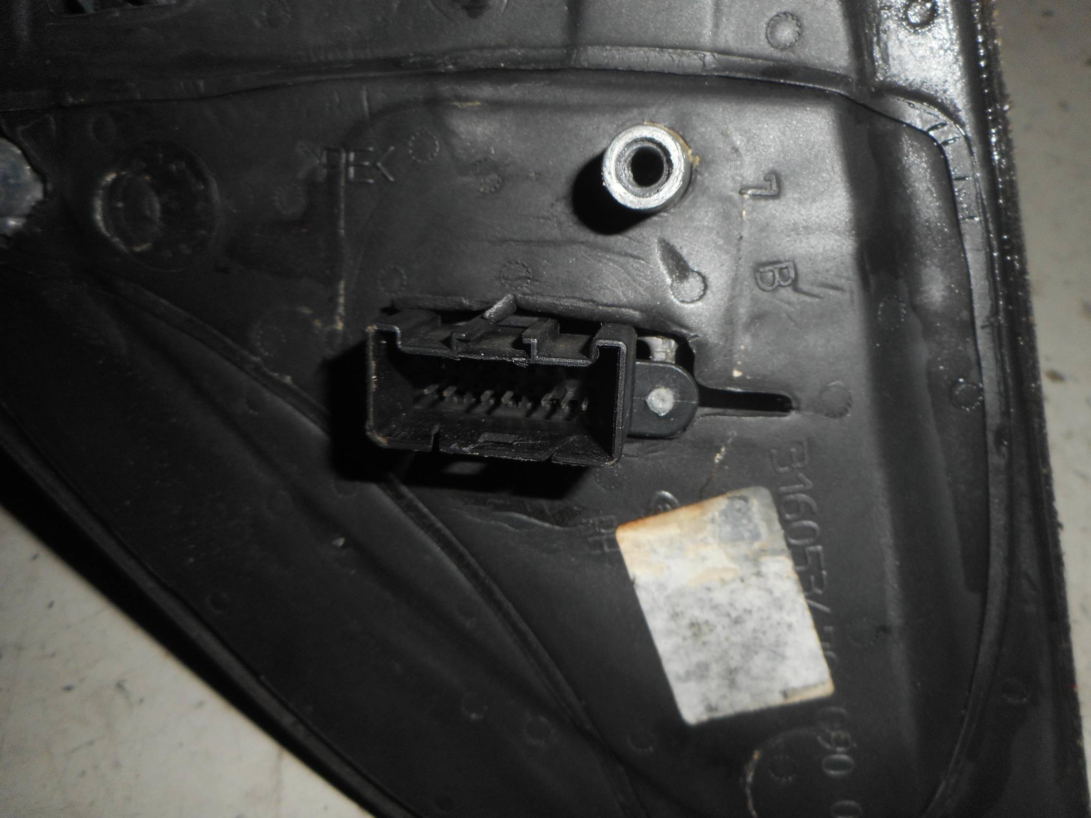 Retrovisore est. regolaz. elettr. dx.